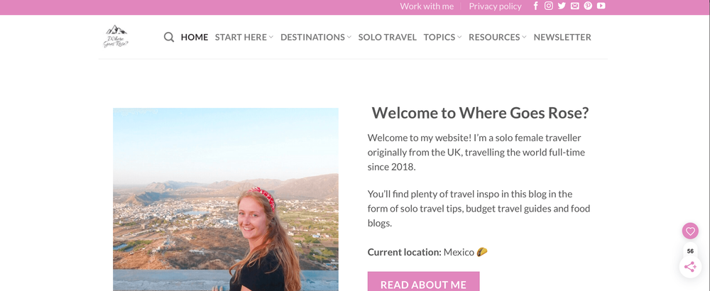 Where goes rose in the 40 best blogs to follow in 2025