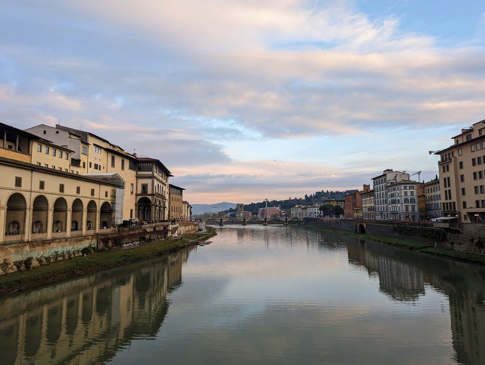Shores of the Arno River in the Best Free Things to Do in Florence