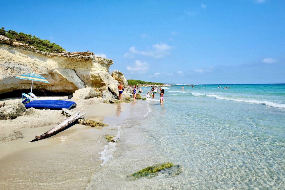 Baia dei Turchi in the Best Beaches in Puglia