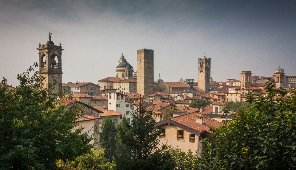 Roofs over Bergamo in The Best Cities in Northern Italy