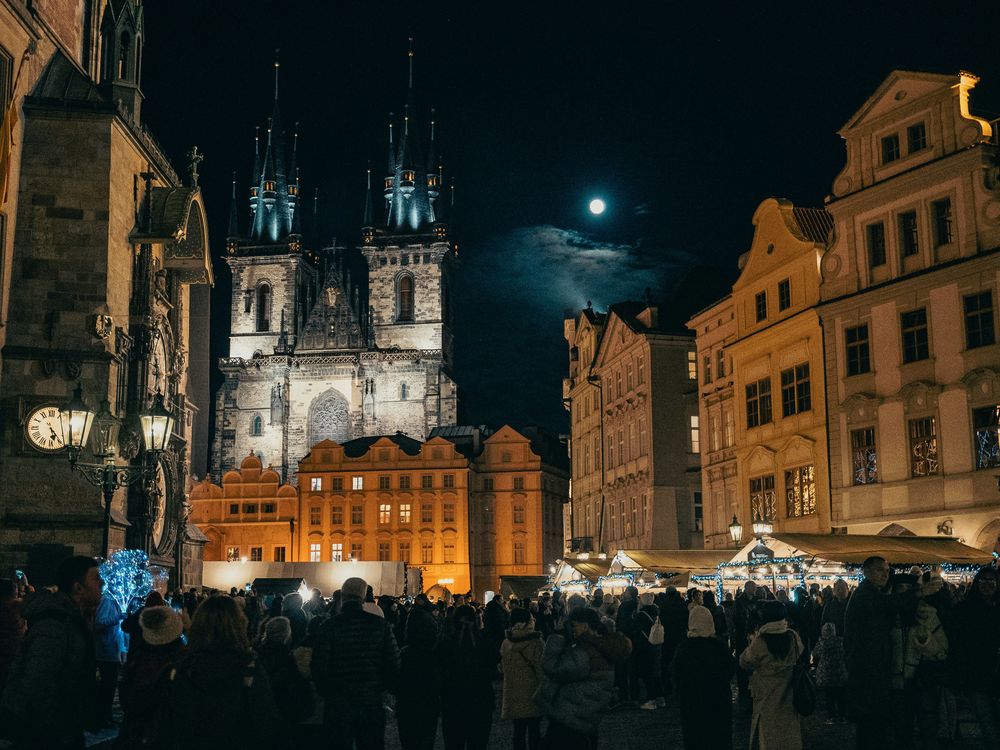 Visit the Christmas Market in the best things to do in Prague
