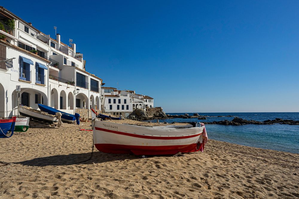 A beach in Calella de Palafrugell Costa Brava, Spain one of the Top 10 Warm Fall Destinations in Europe