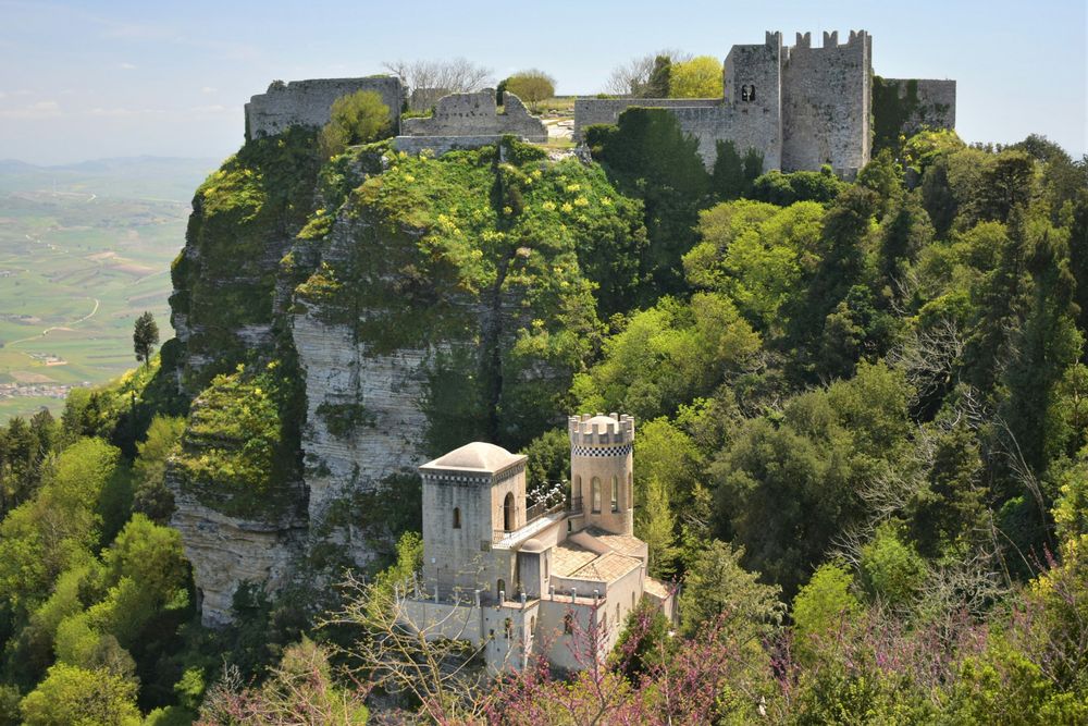 Castle in Erice in Italy's Hidden Gems