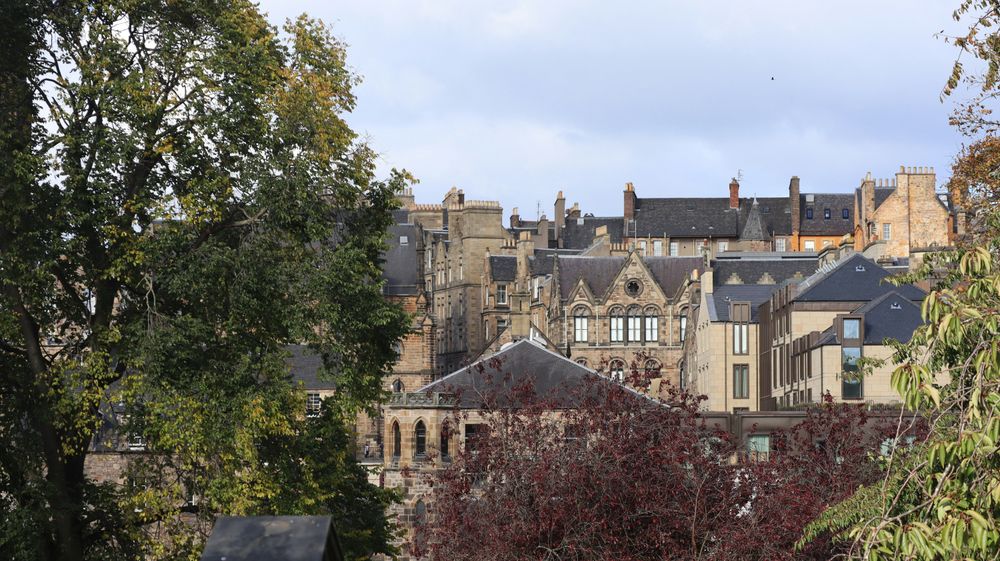 View from the Greyfriars Kirkyard in the 20 Best Free Things in Edinburgh