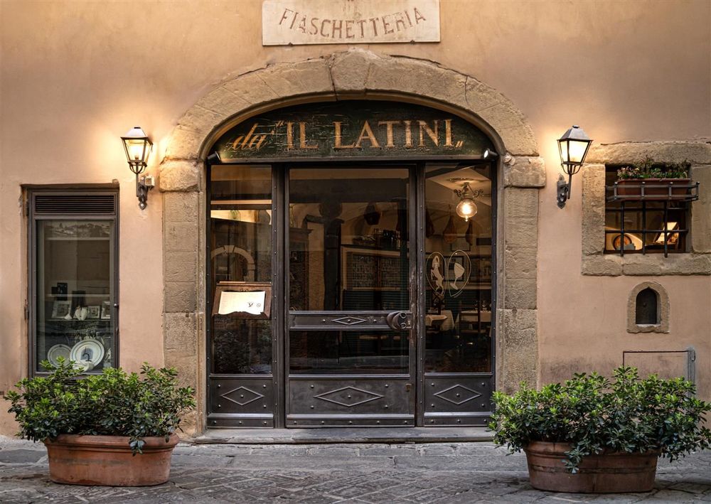 Entrance of Il Latini in the Best Places to Eat in Florence