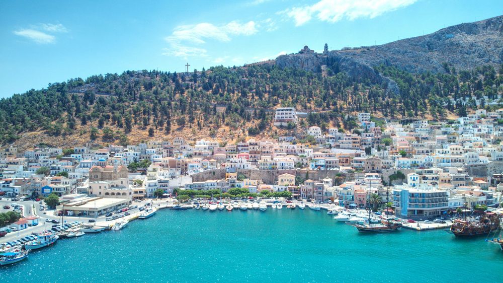 Kalymnos, Griechenland eines der Top-Ziele zum Klettern in Europa