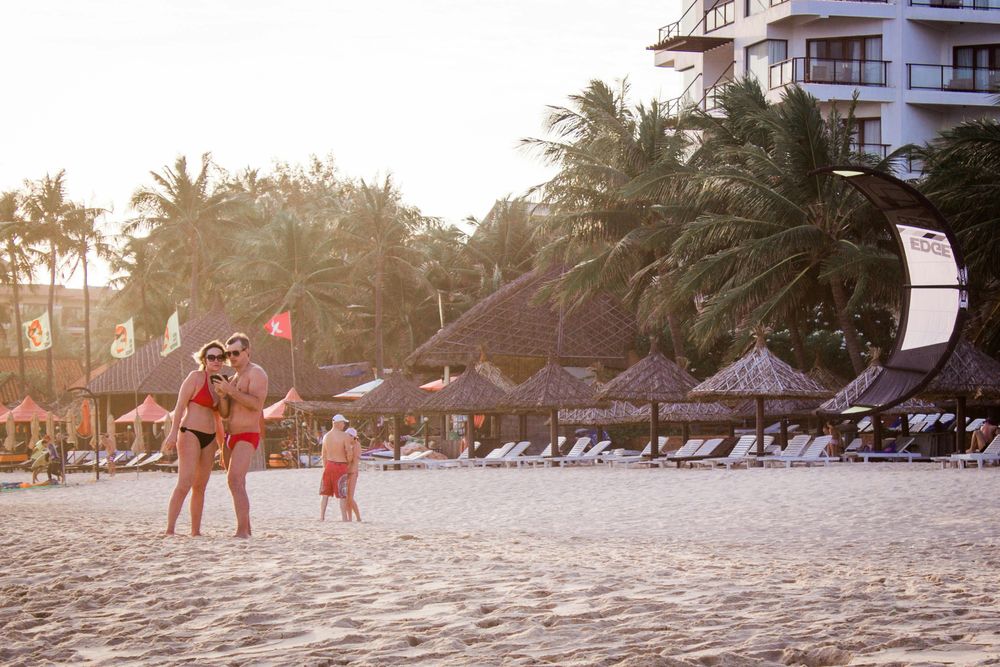  People in Mui Ne beach in the Popular Beach Destinations