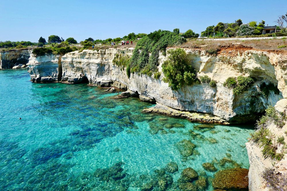 Coastline in Otranto in The Best Puglia Itinerary