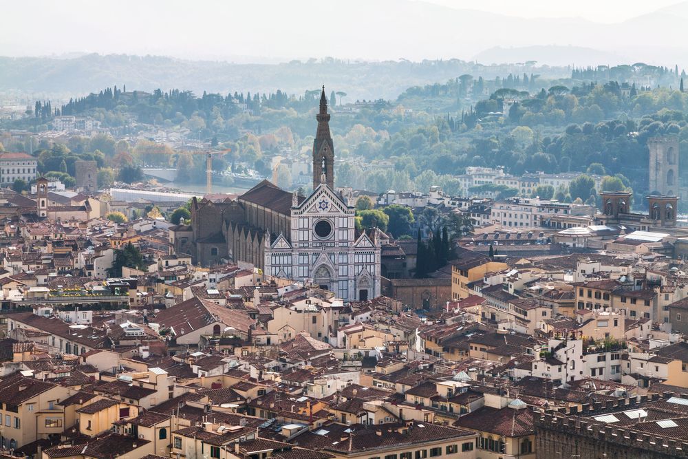 View of Santa Croce in the Best Free Things to Do in Florence