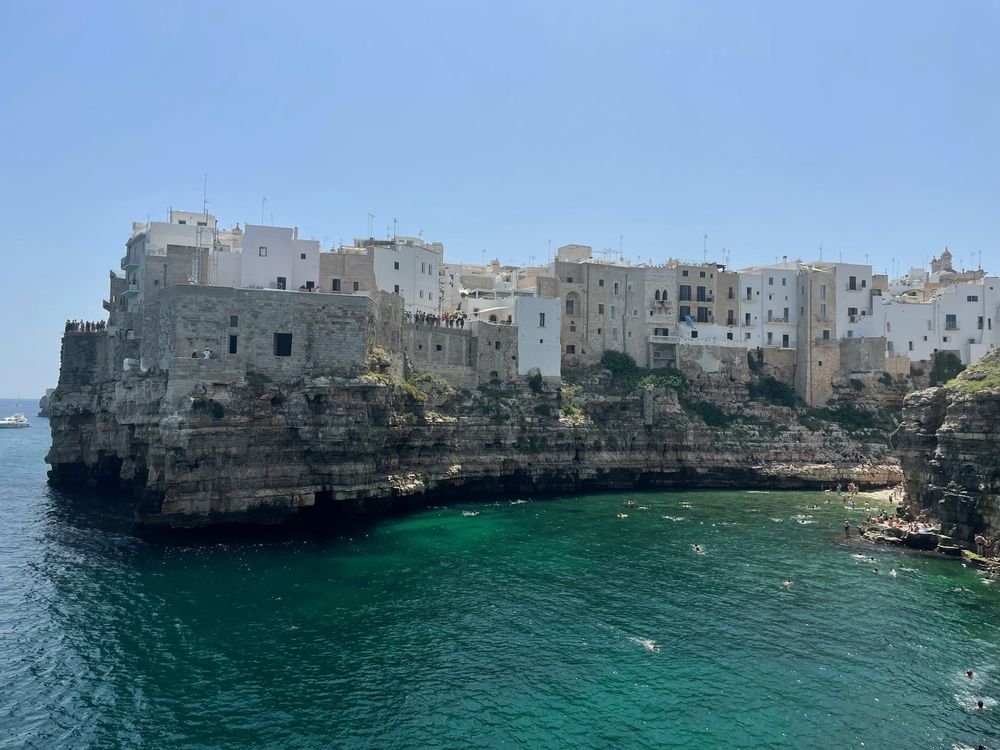The city of Polignano a Mare in The Best Puglia Itinerary
