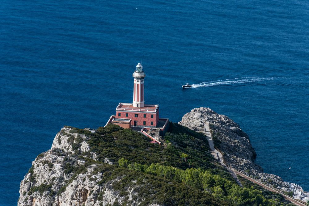 Punta Carena Lighthouse in the Best Things to do in Capri  
