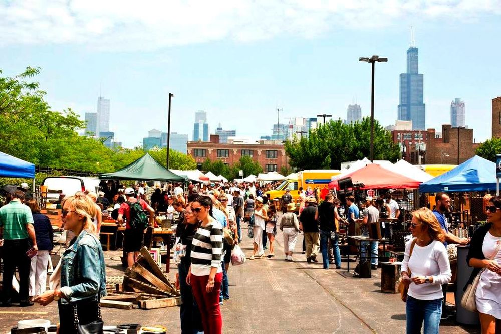Randolph Street Market l'un des meilleurs marchés de Chicago