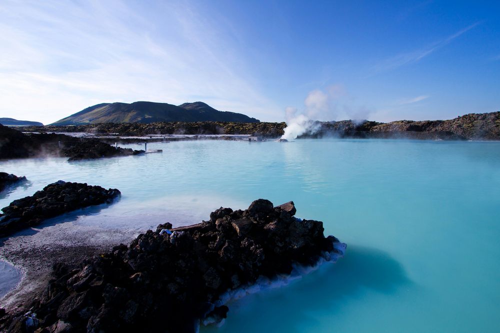 Hot Springs in Reykjavik, Iceland one of the best New Year's Eve Vacation Ideas
