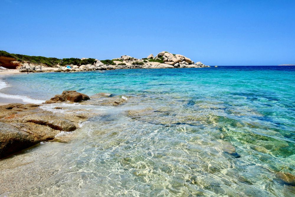 Beach in Sardinia, Italy one of the Top 10 Warm Fall Destinations in Europe