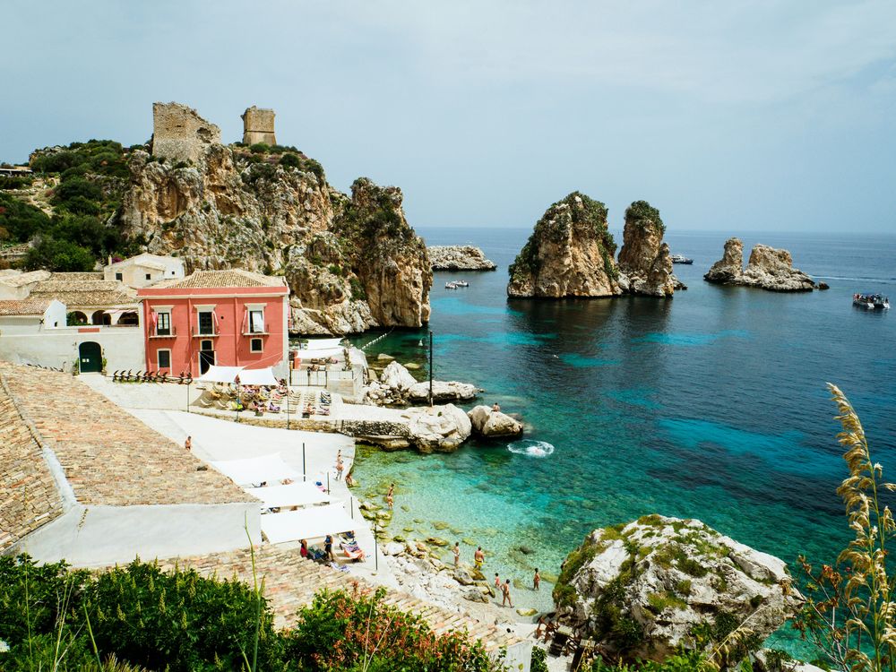 A beach in Sicily, Italy one of the Top 10 Warm Fall Destinations in Europe