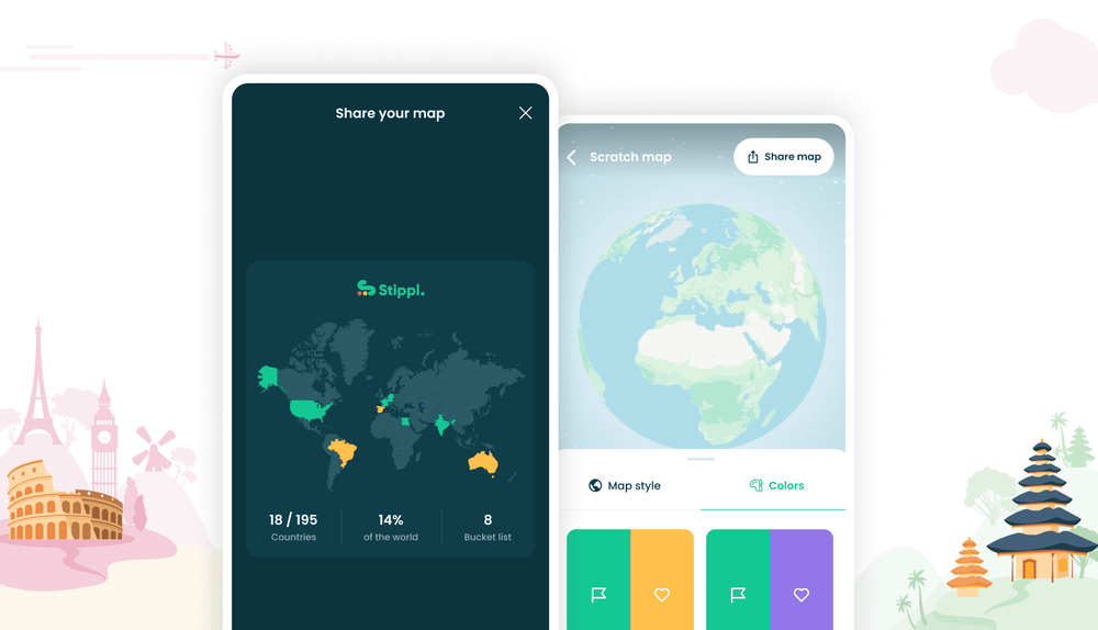 Stippl App as the best way to Start Charing Your Online Scratch Maps