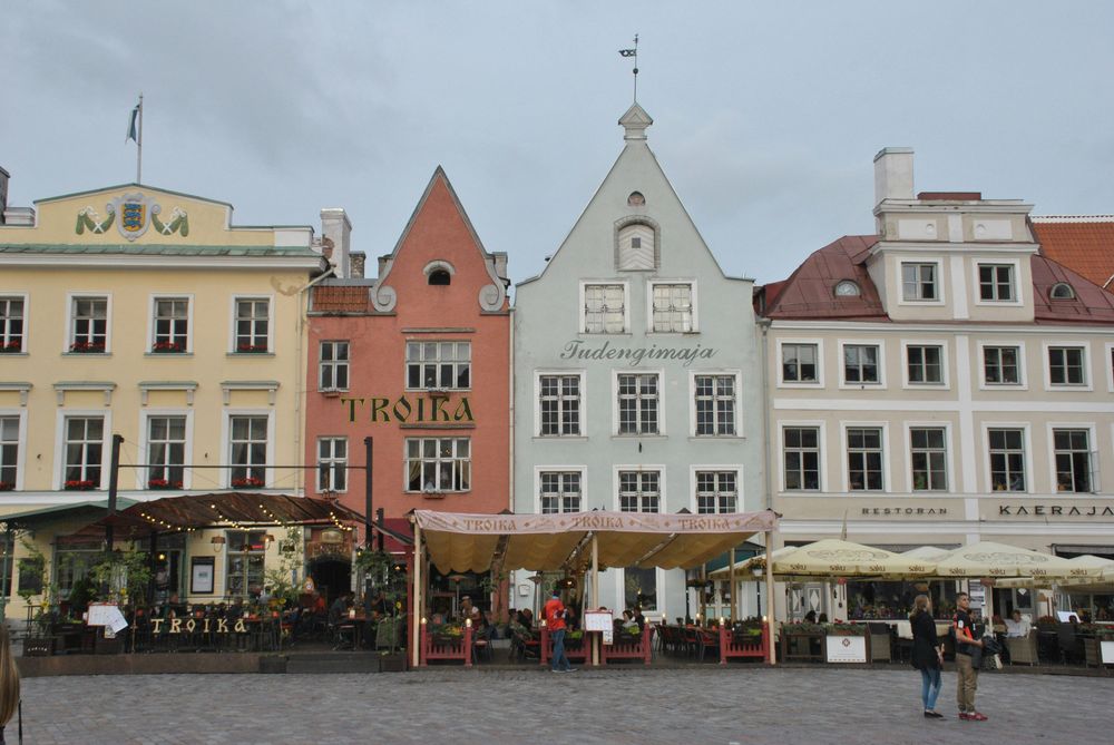 A square in Tallin, Estonia in the Digital Nomad Visas in Europe