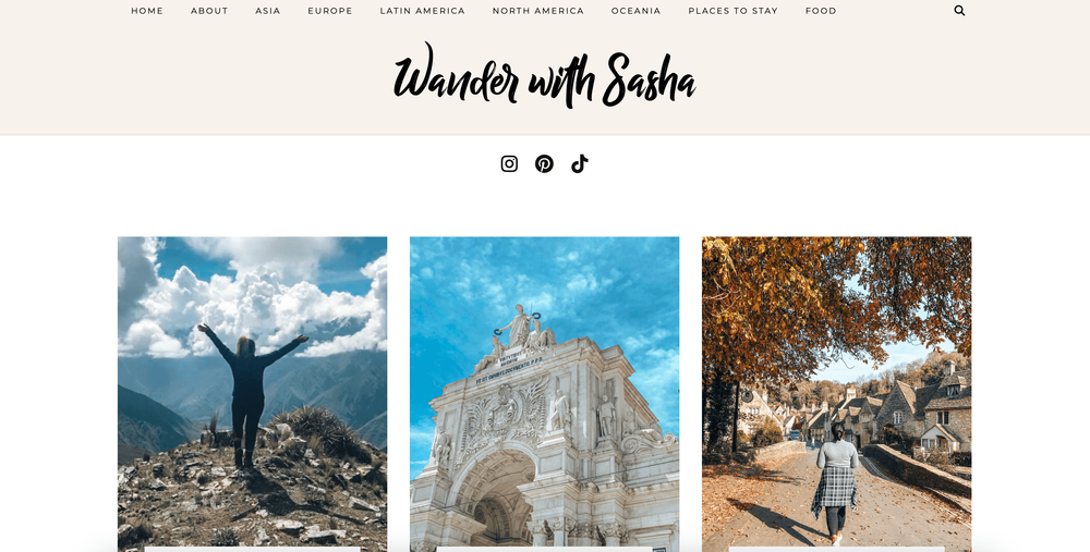 Wander with Sasha in The 40 Best Travel Blogs to Follow in 2025