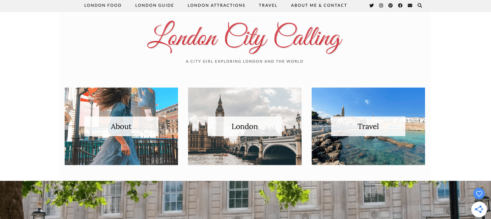 London City Calling in The 40 Best Travel Blogs to Follow in 2025