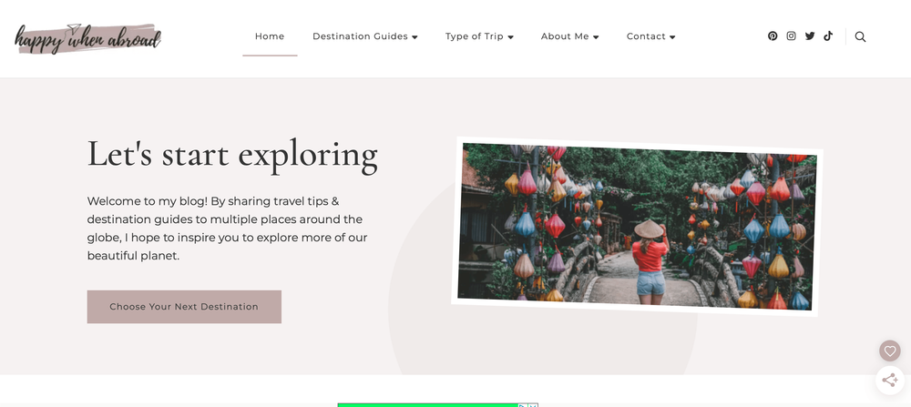 happy when abroad in The 40 Best Travel Blogs to Follow in 2025