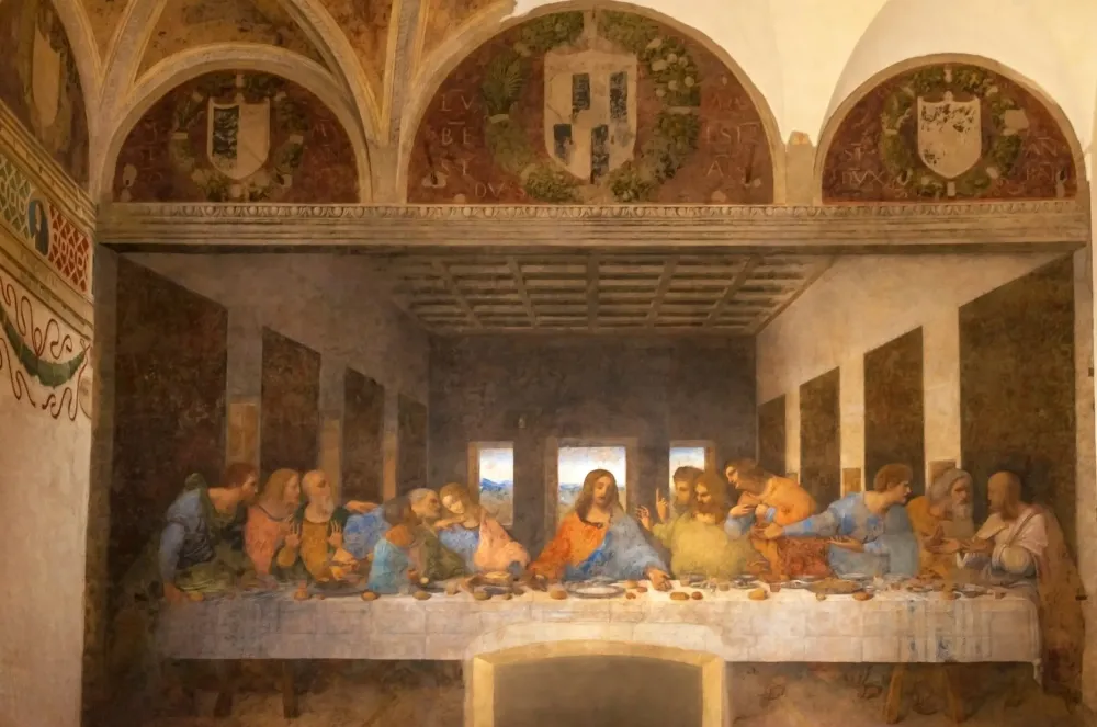 The Last Supper painting in what to visit in Milan