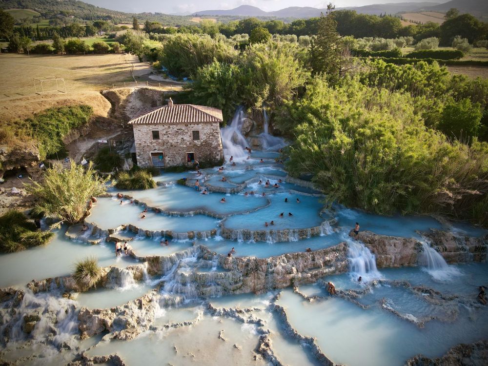 Saturnia hot springs in the Tuscany Travel Tips