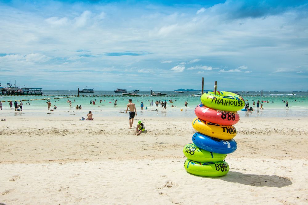 A beach in Pattaya representing the Best Transport Options in Thailand