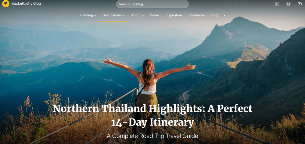 BucketListly Blog Thailand Travel Blogs