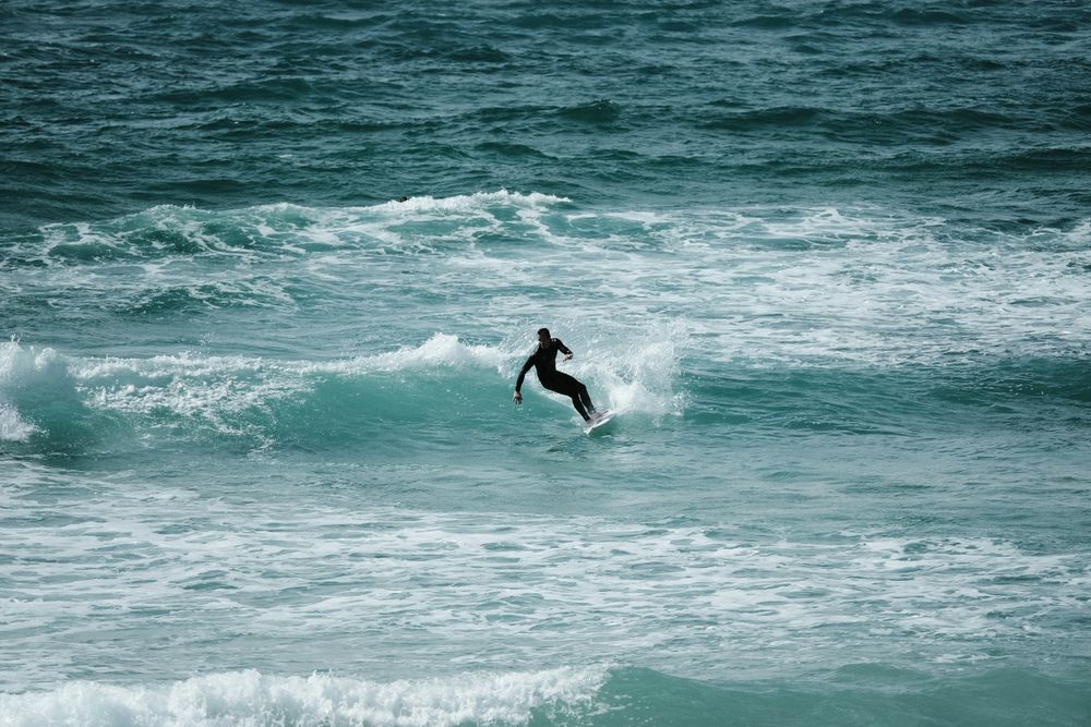 Surfer in France, one of the Best Surfing Countries in Europe