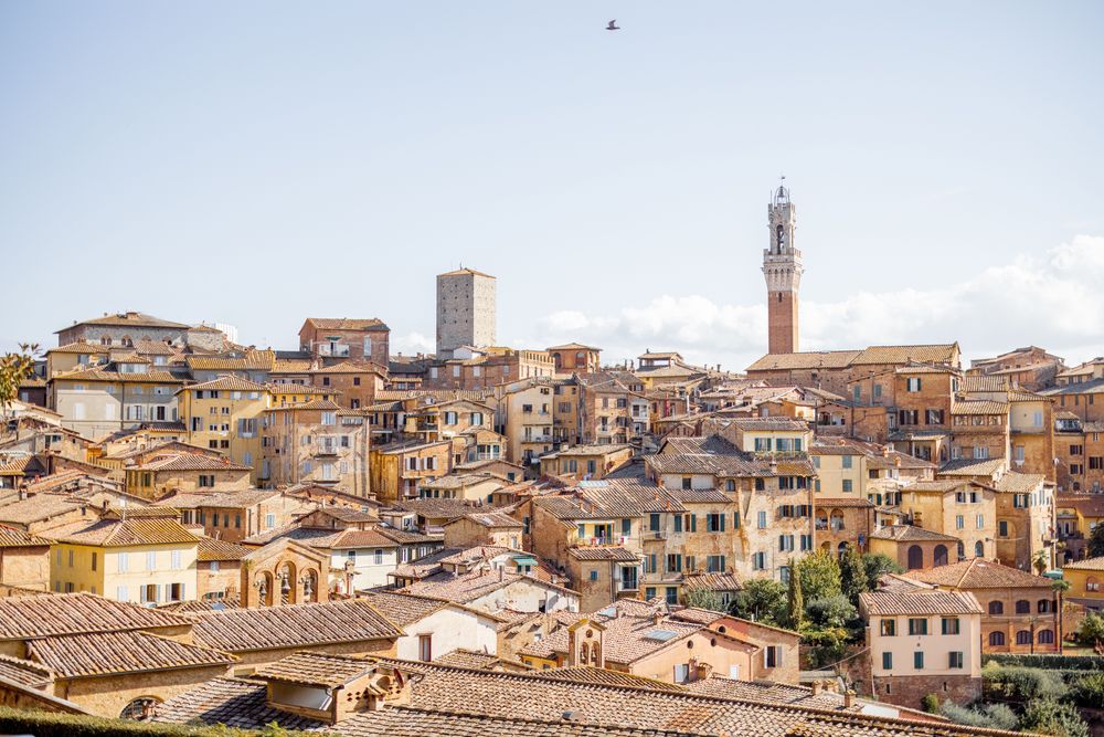 View of Siena, on How to Spend One Week in Tuscany