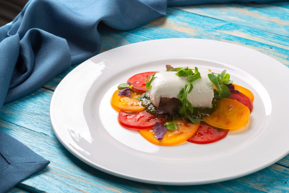 burrata dish representing the best places to eat in Puglia