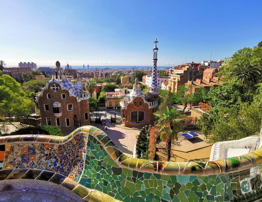 Park Guell in Barcelona, one of the Best Spring Destinations