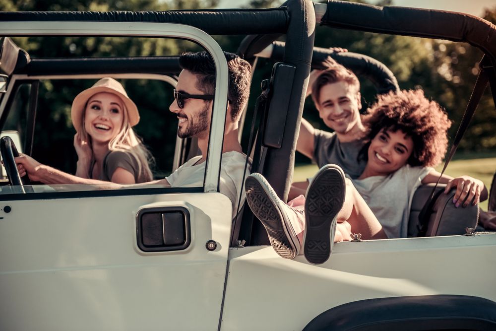 Friends enjoying their holiday because they planned it through a Vacation Planner App