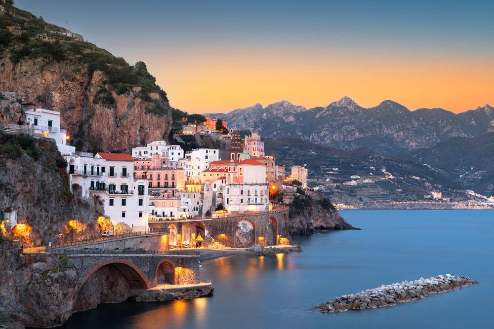 scenic road trip routes, the Amalfi Coast