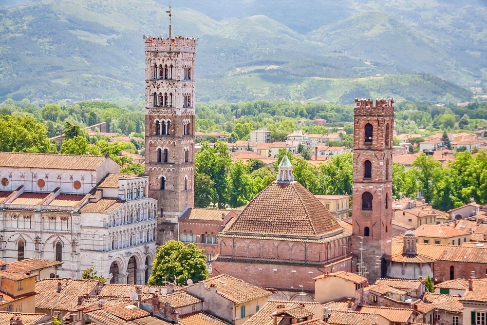 View of Lucca,  on How to Spend One Week in Tuscany