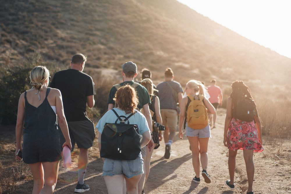 Friends on a tour, representing the Best Group Travel App