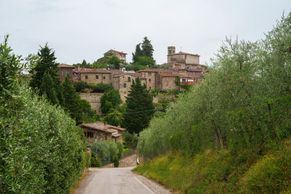 Montefioralle entry one of The Best Villages in Tuscany