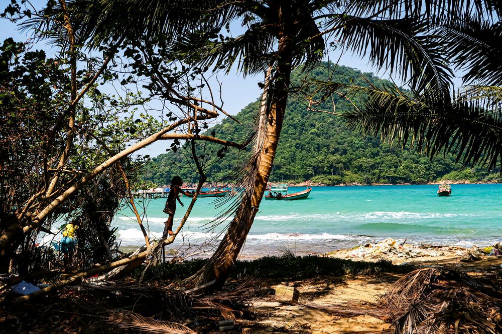 Beach in Koh Rong, Cambodia, one of the Best Islands to Visit in Southeast Asia