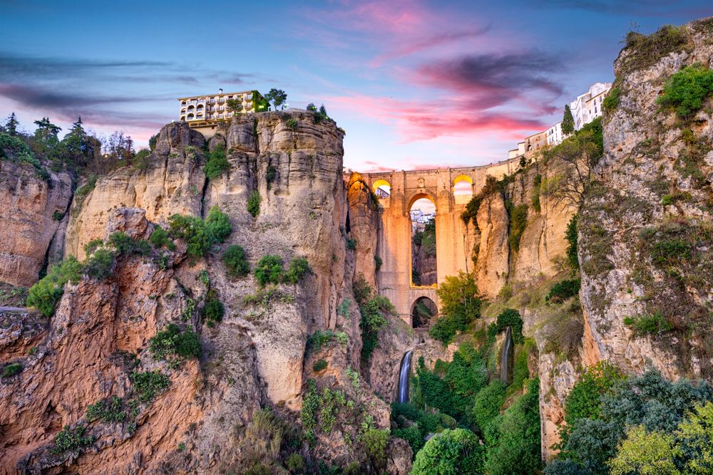 Ronda landscape, a hidden gem to visit in Europe