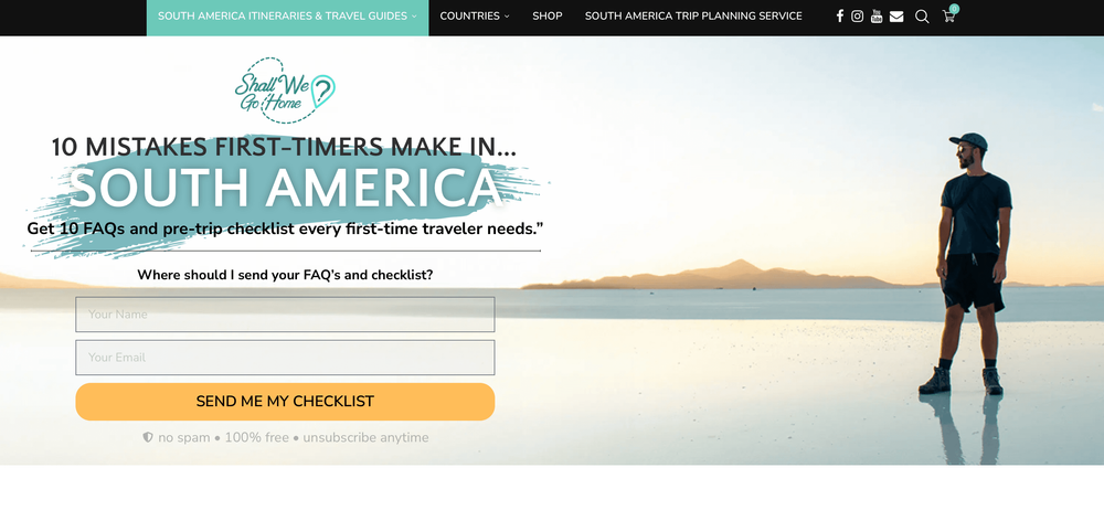 Shall We Go Home Travel en los 40 Mejores Blogs de Viajes para Seguir en 2025