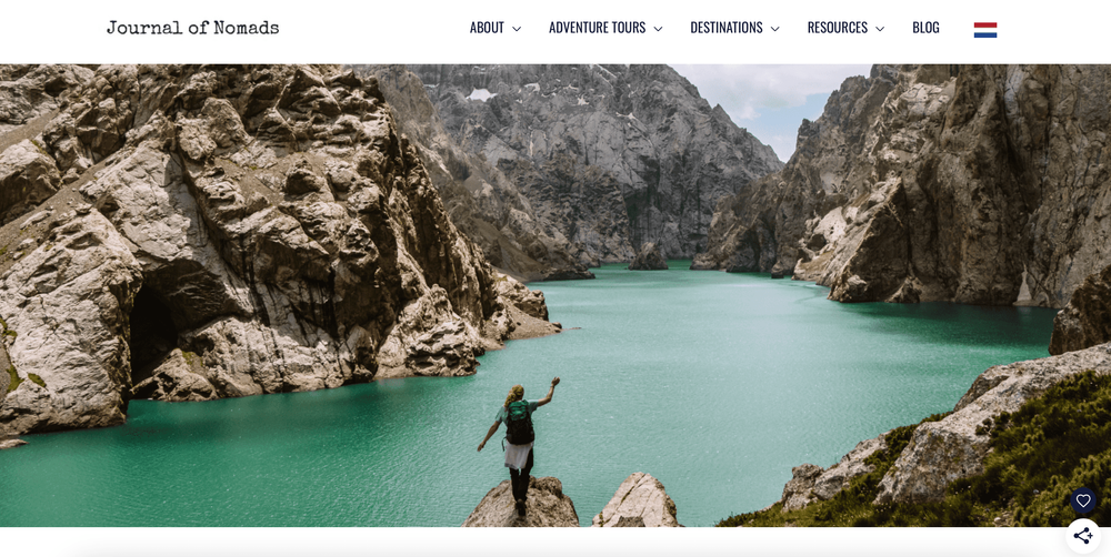 Journal of Nomads in the 40 best travel blogs to follow in 2025