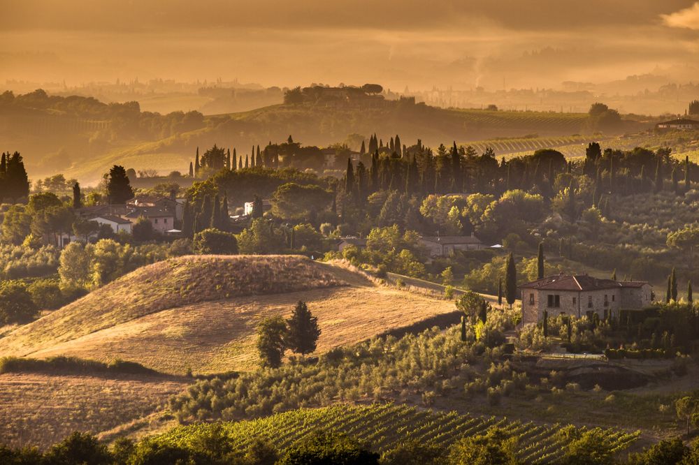 Tuscan landscape, on How to Spend One Week in Tuscany