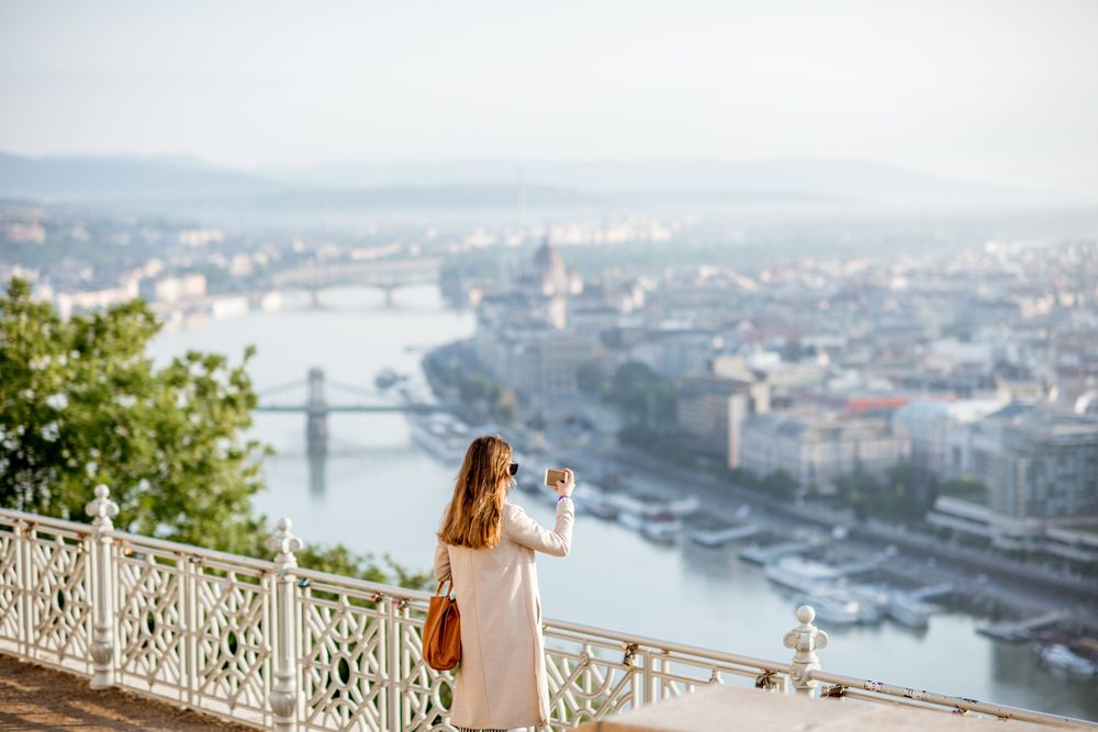 Woman in Budapest, representing Stippl, the best travel planning app for 2024