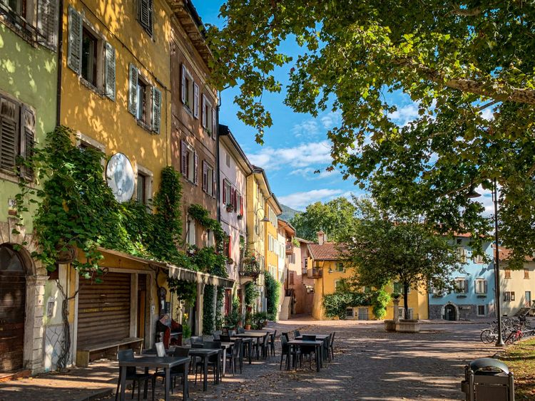 A square in Trento as One of The Best Cities in Northern Italy