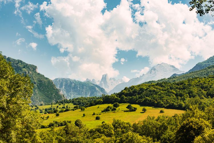 Landscape of the Picos de Europa, Spain -in the 5 Quiet Places to Spend Summer in Europe